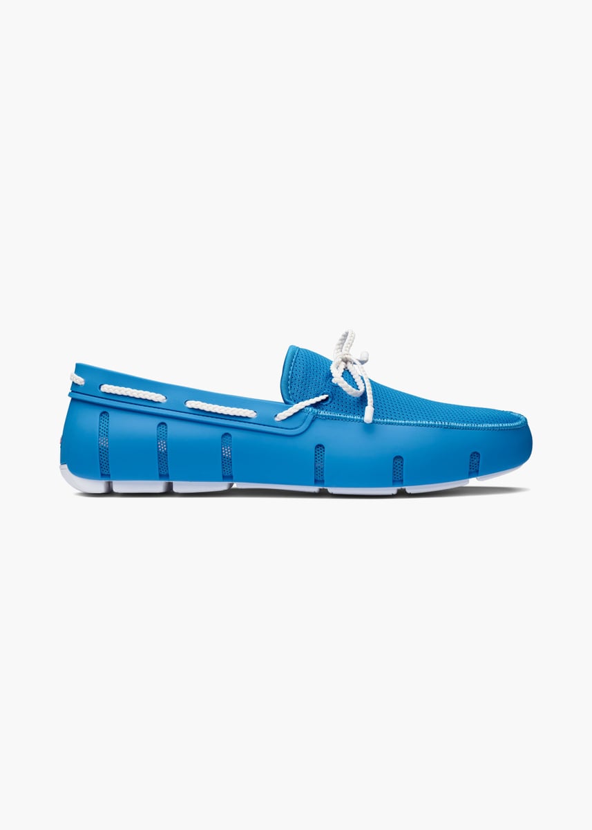SWIMS - Braided Lace Loafer - Blue Skies - Str: 48 - Herre