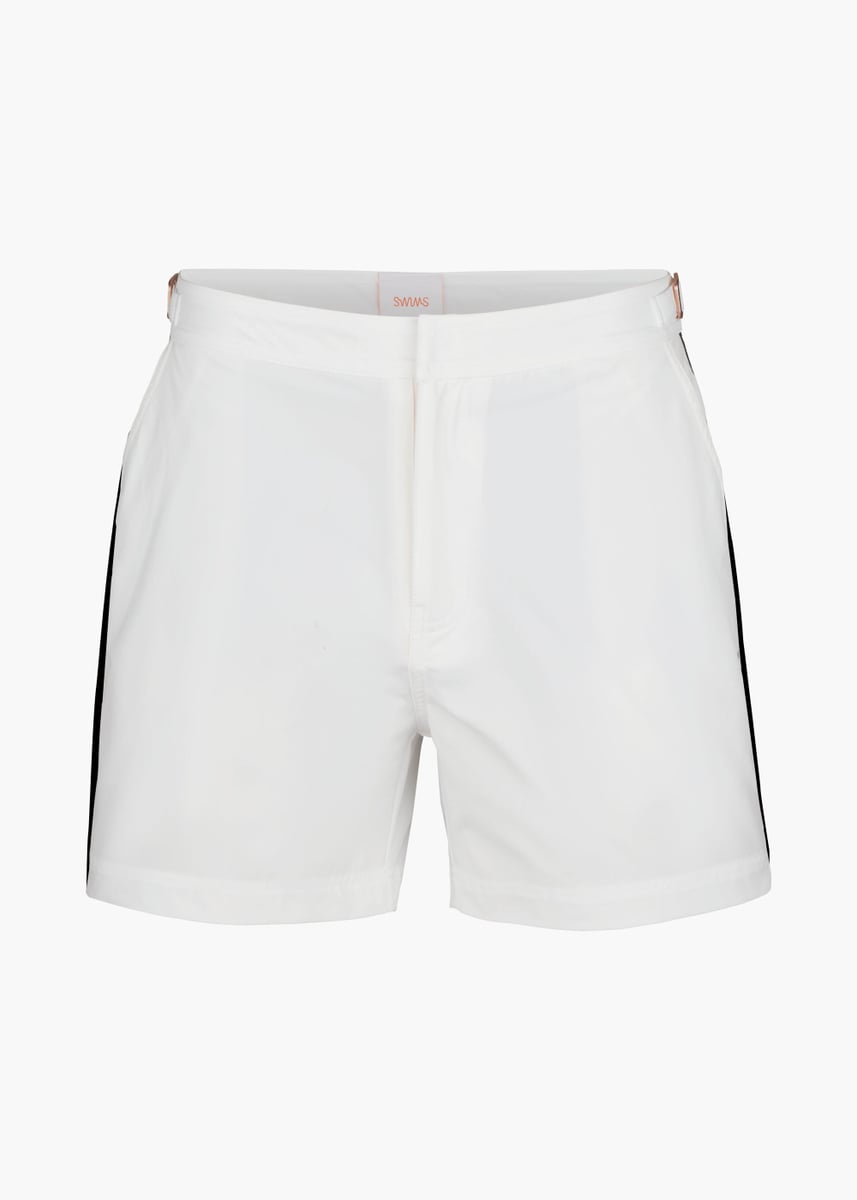 SWIMS - Milos Swim Trunk - White - Str: XXL - Herre