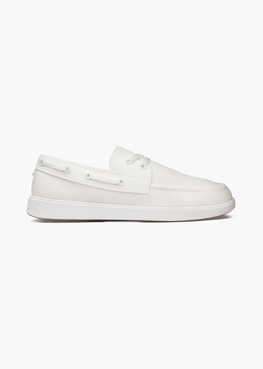 SWIMS - Breeze Boat Shoe - White/Gum - Str: 46 - Herre