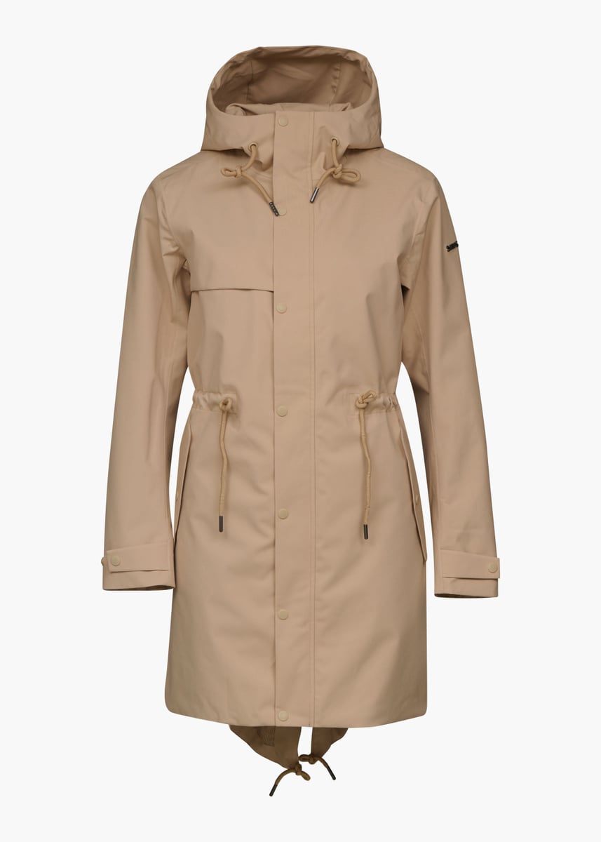 SWIMS - Bruxelles Waterproof Overcoat - Warm Sand - Str: XL - Dame