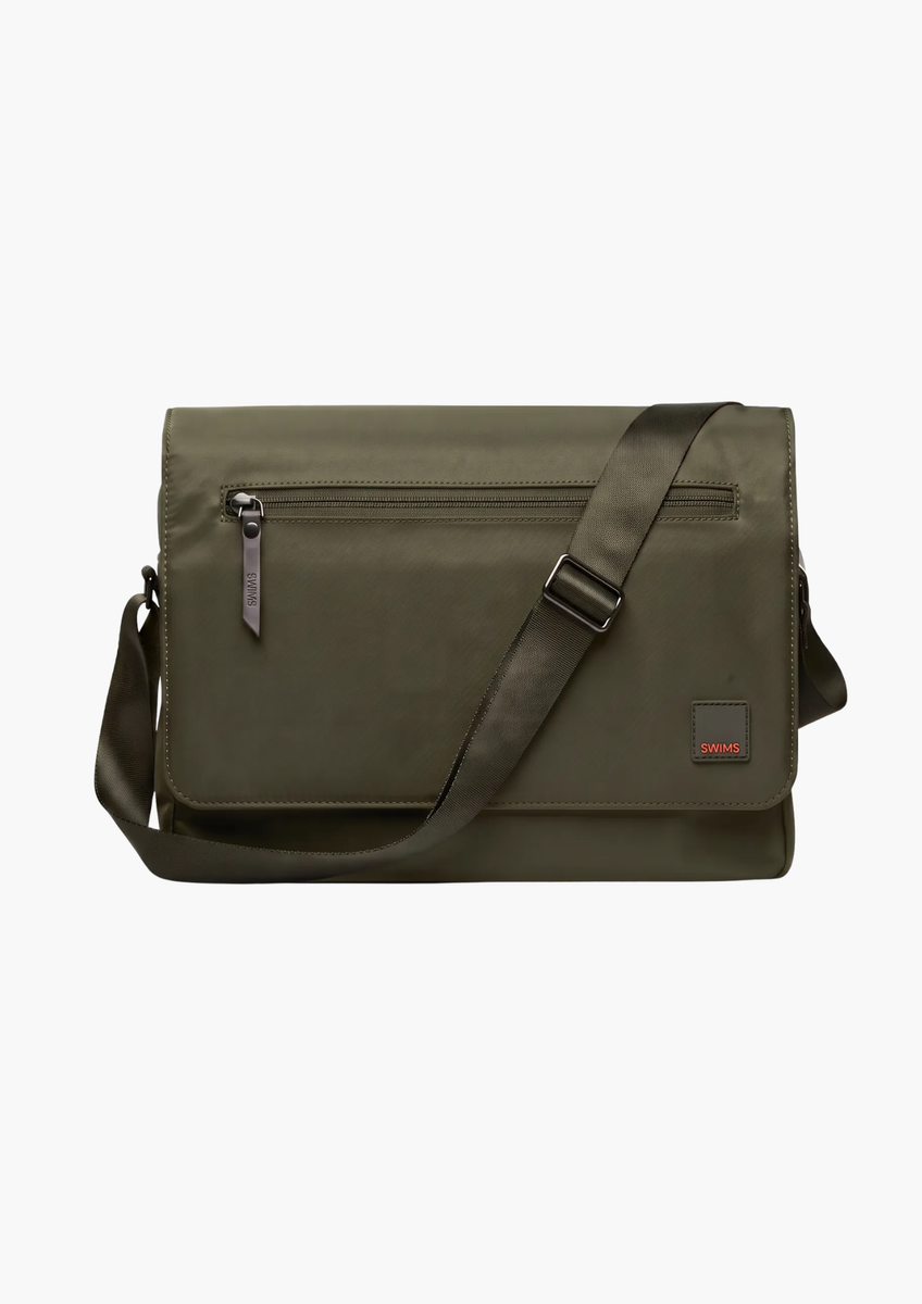 SWIMS - Messenger Bag - Olive - Str: ONE-SZ - Herre