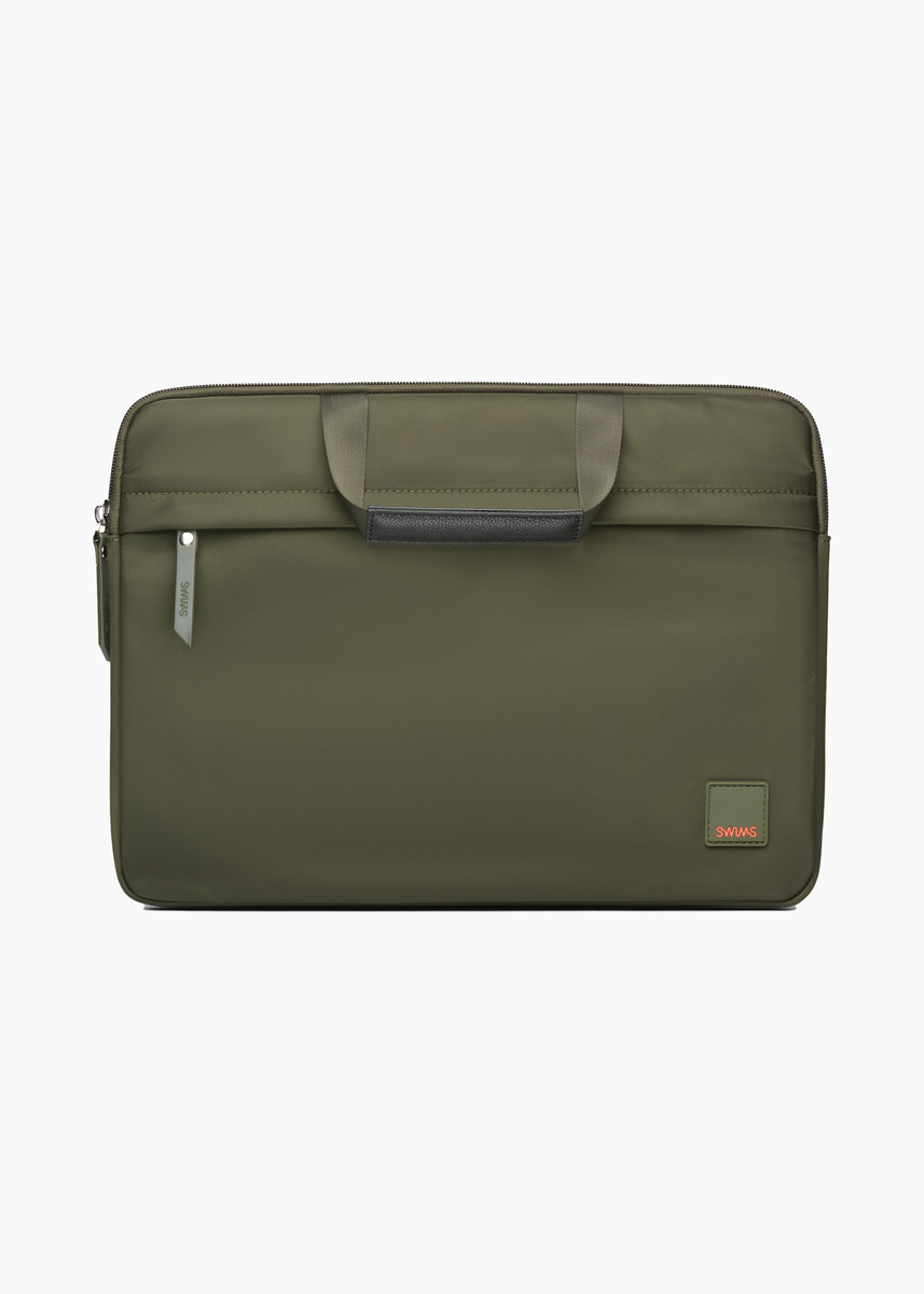 SWIMS - Laptop Sleeve - Olive - Str: ONE-SZ - Unisex