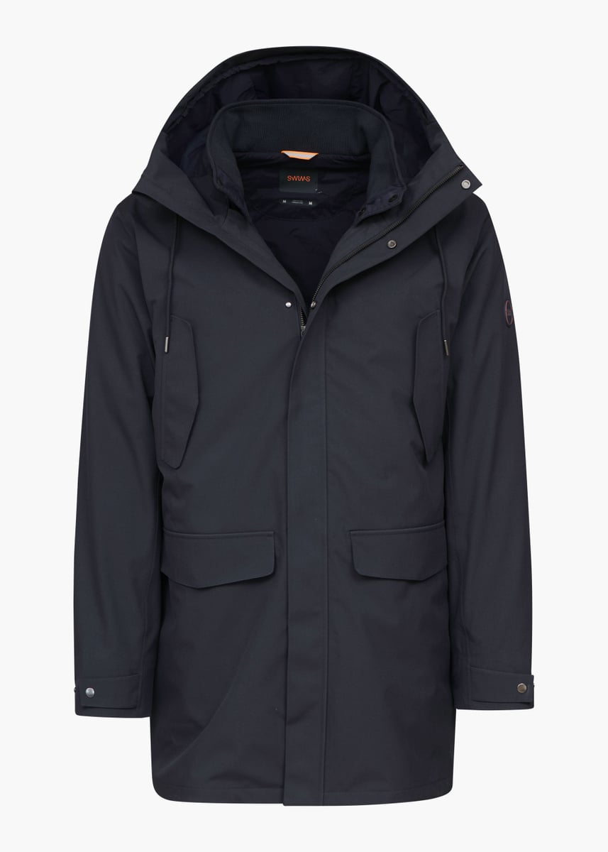 SWIMS - Zürich IV Parka - Dark Navy - Str: XXL - Herre