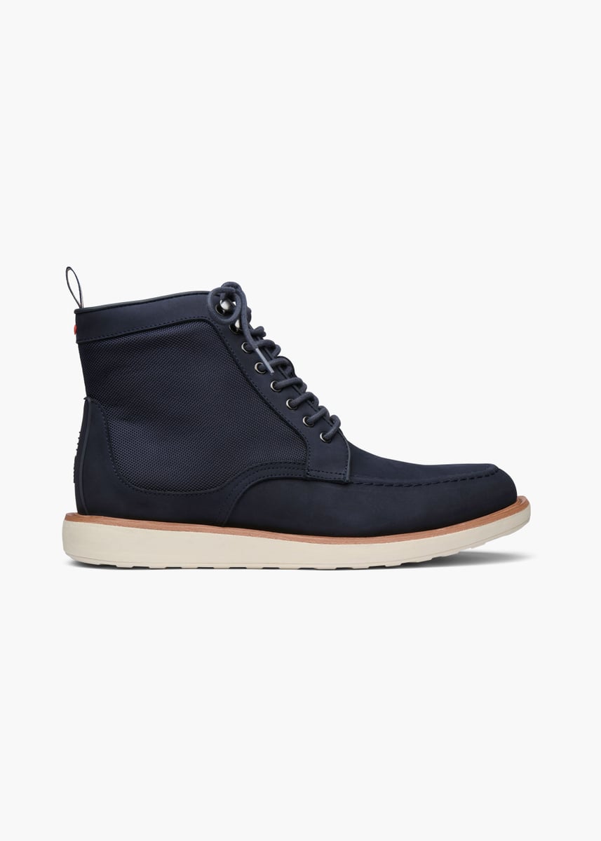 SWIMS - Waterproof SWIMS Moc Toe Boot - Navy - Str: 45 - Herre