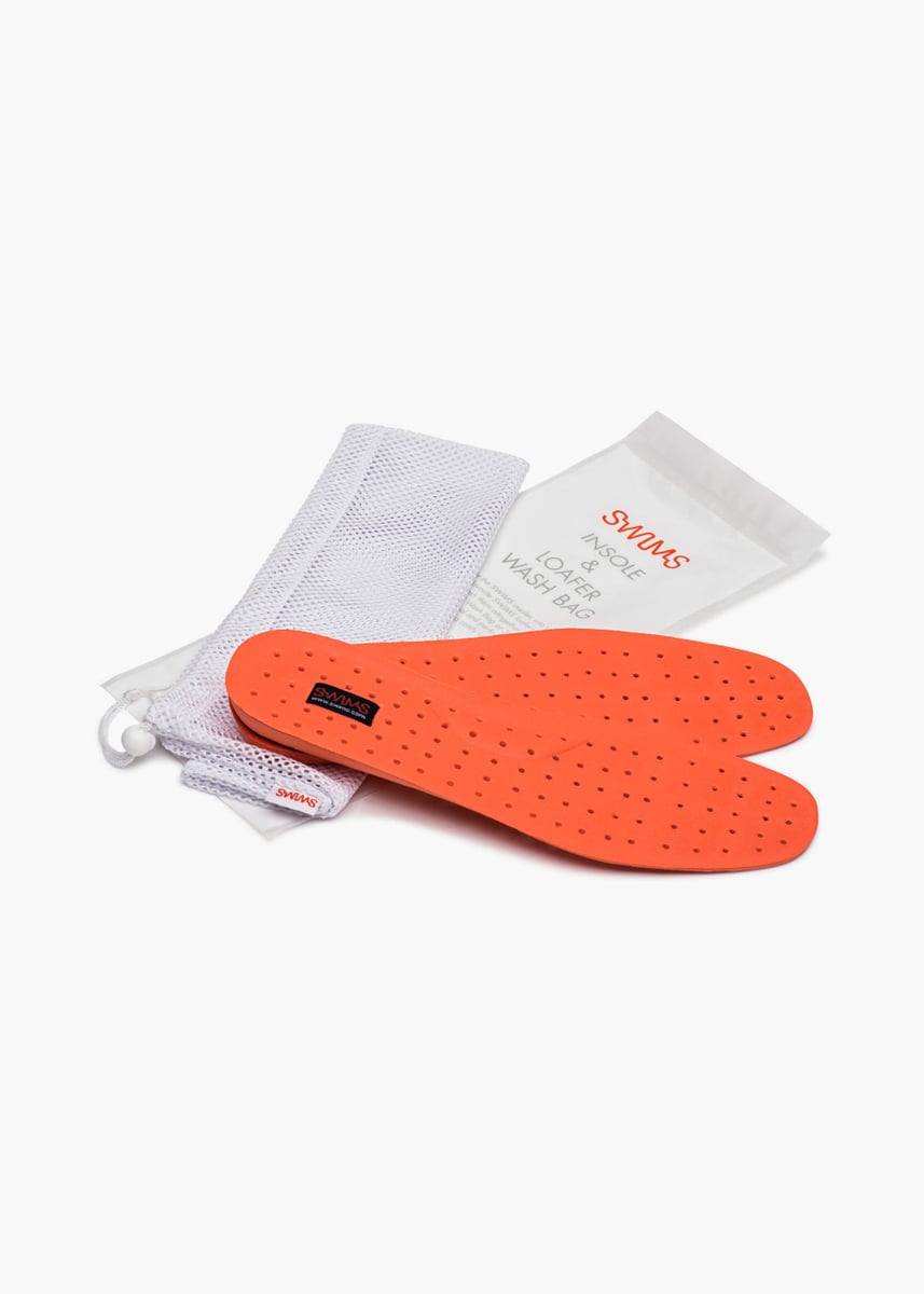 SWIMS - Insole & Washbag - Orange - Str: 41.5 - Herre