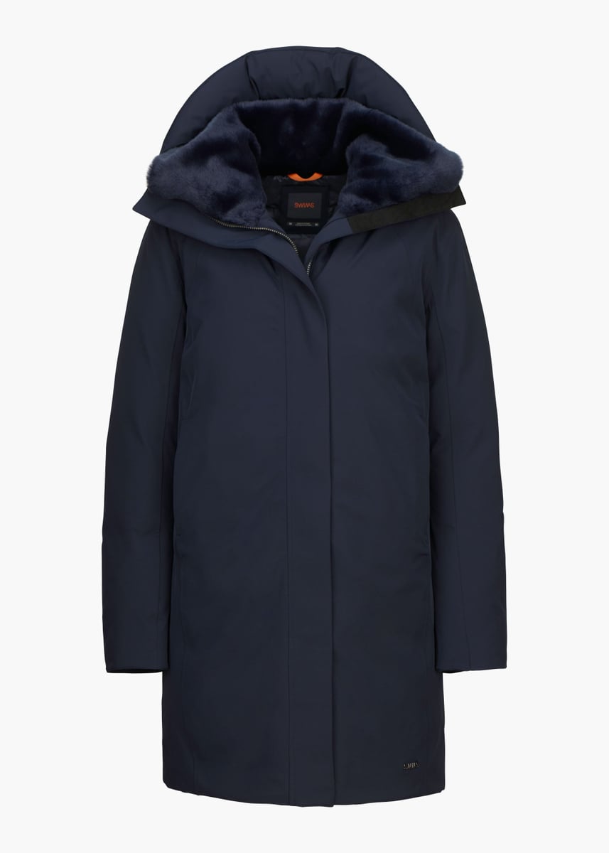 SWIMS - Lancy Parka - Midnight Navy - Str: XS - Dame