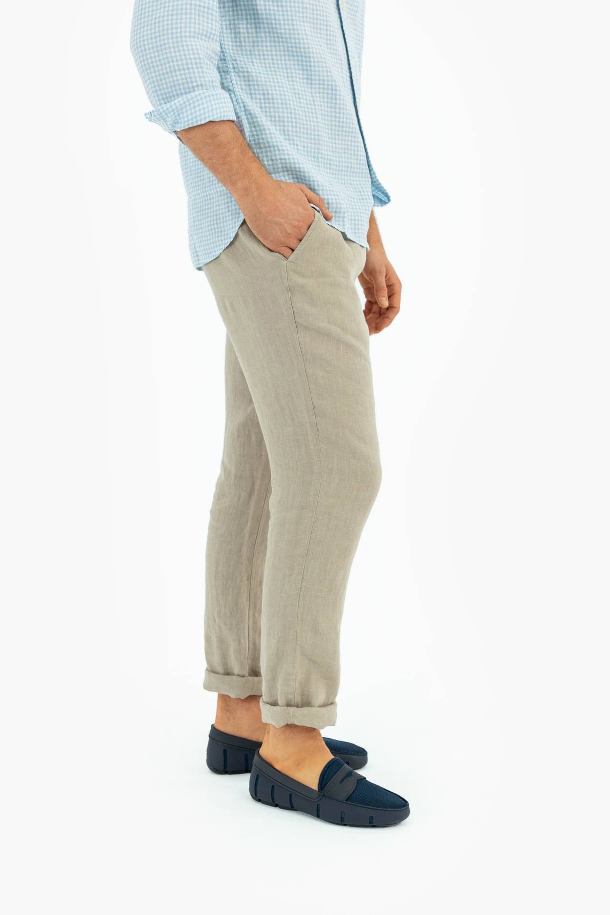 Amalfi Slim Linen Pant