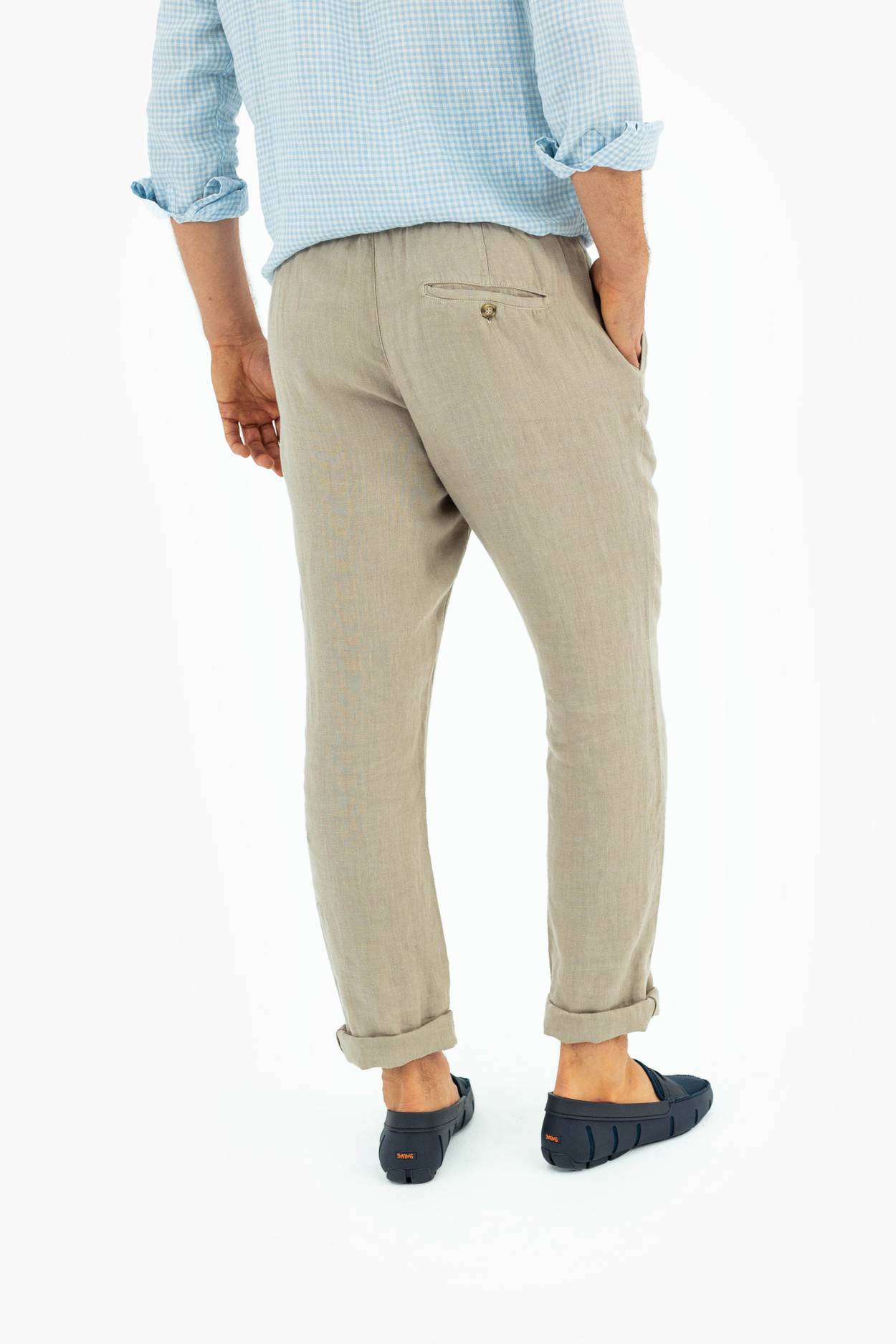 Amalfi Slim Linen Pant