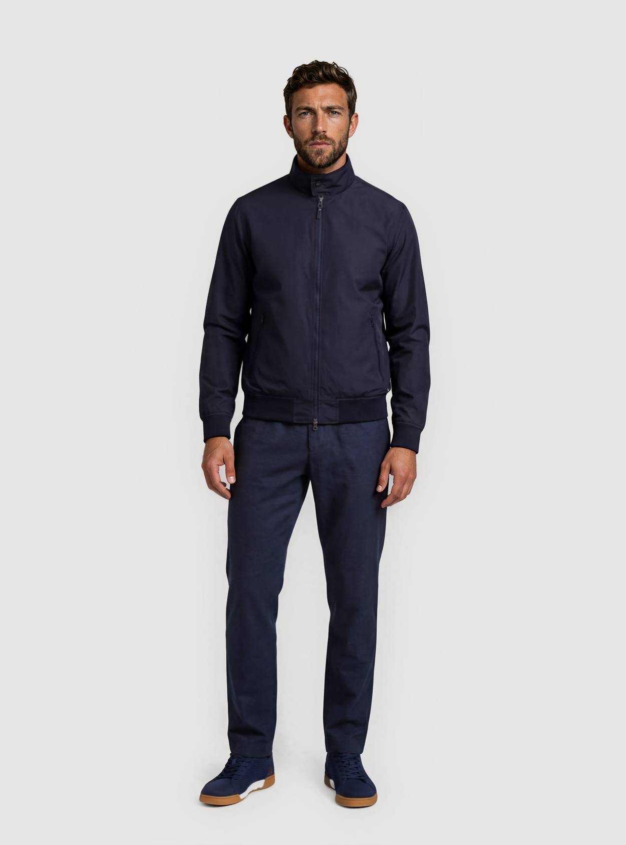Blouson Short Jacket | Casual Layering Piece with Functional