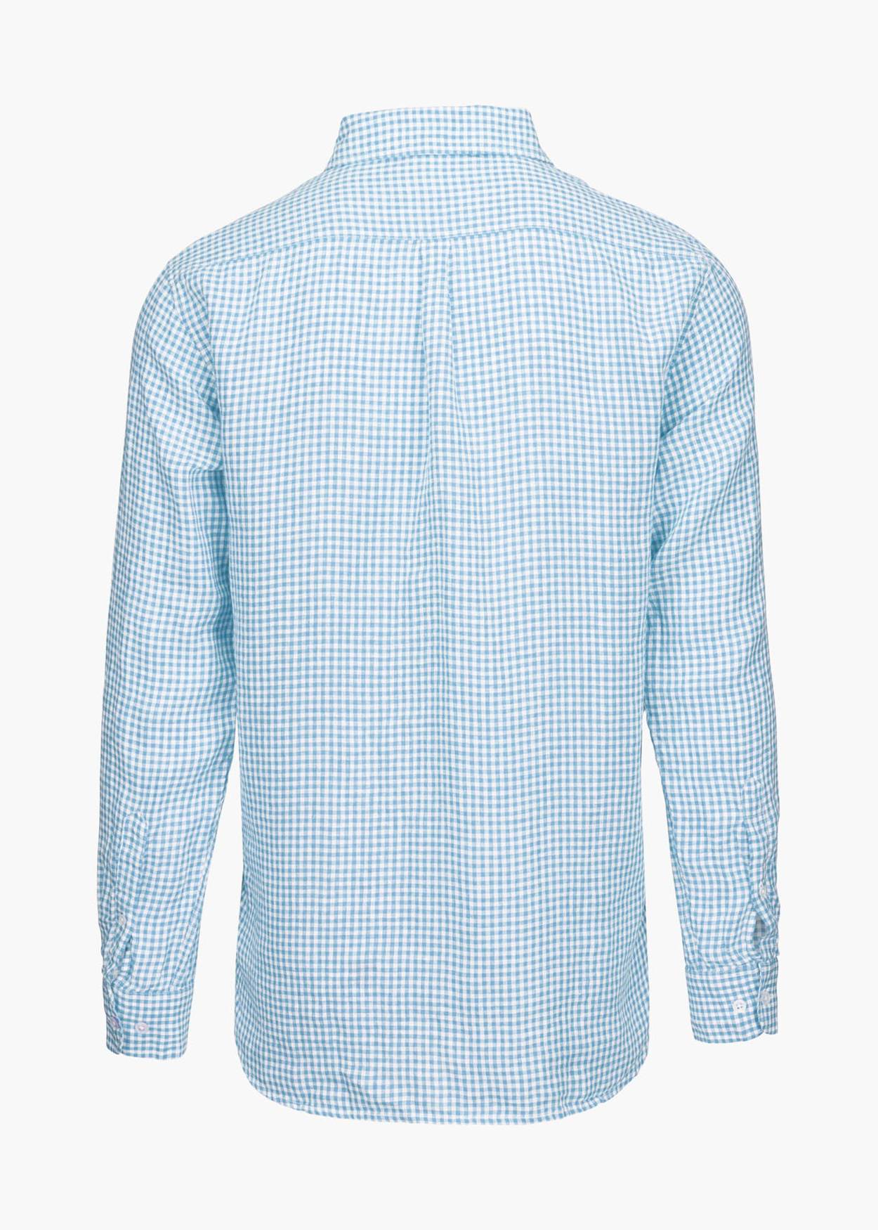 Amalfi Gingham Linen Shirt