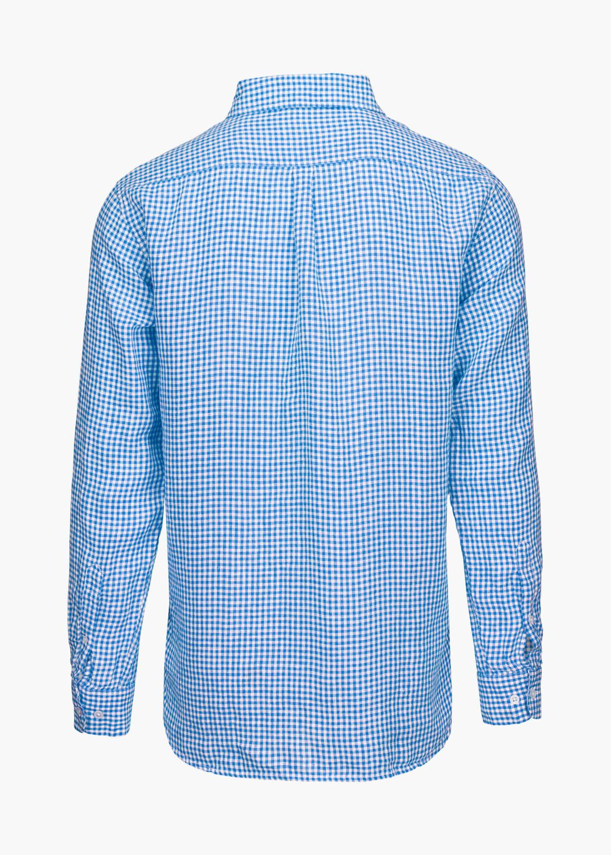 Amalfi Gingham Linen Shirt